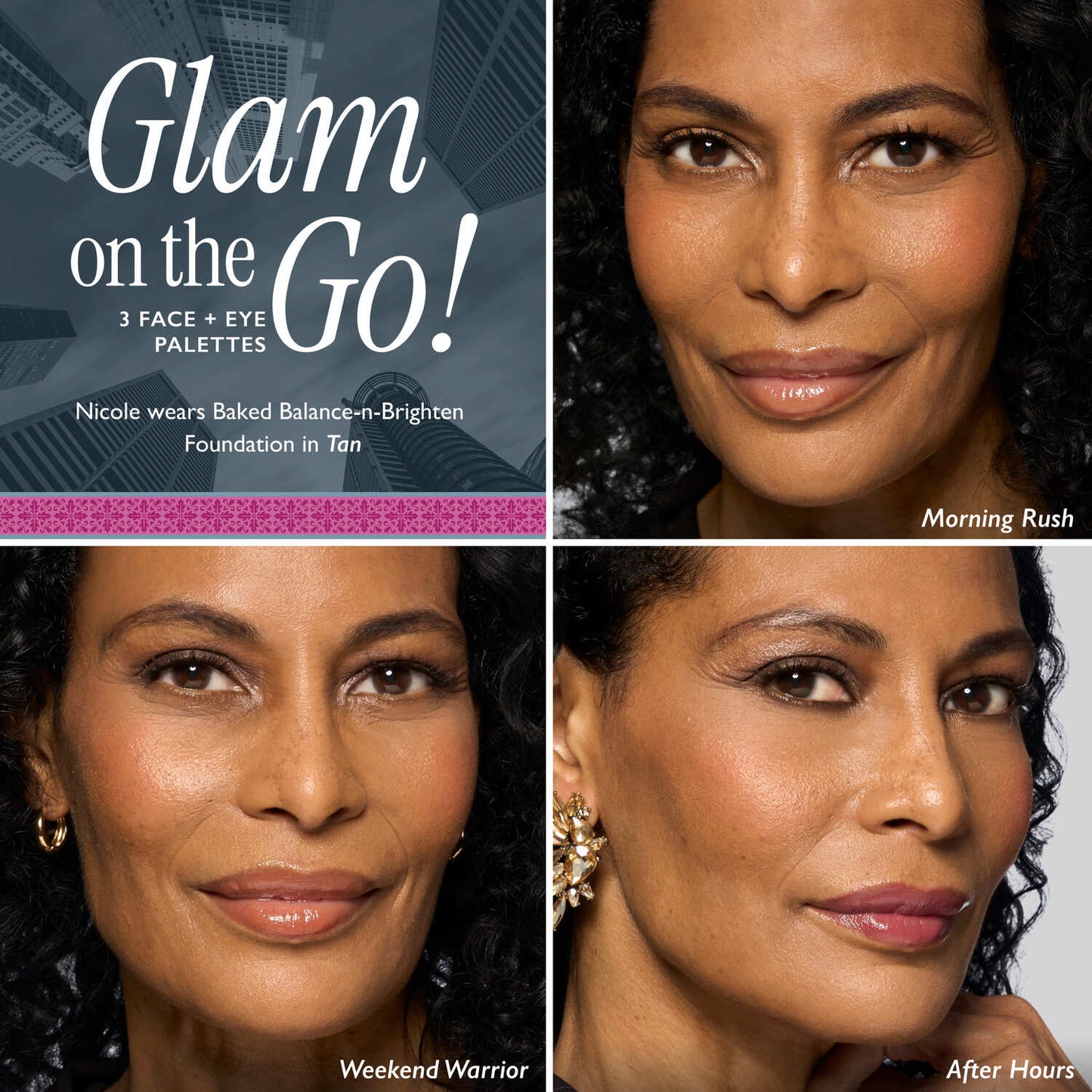 Glam on the Go Face + Eye Palette